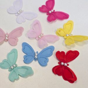 Borboleta Voal 2 Perolas - Unidade