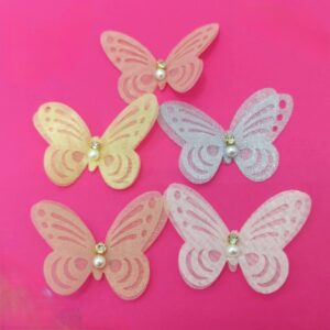 Borboleta Voal 2 Pedras (PEQUENA) - Unidade